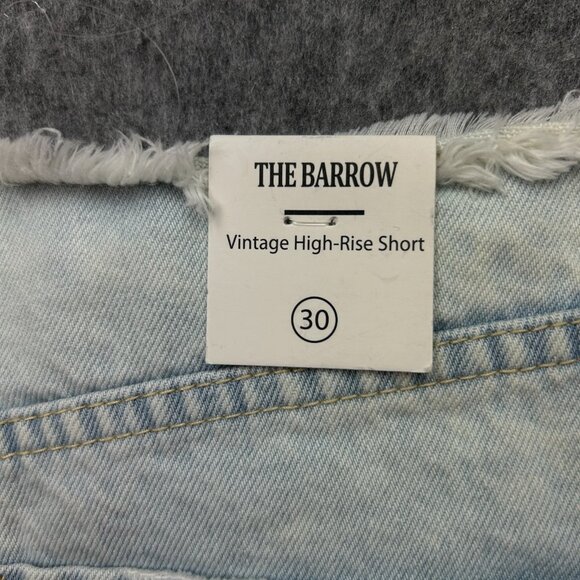 Blank NYC The Barrow Vintage High Rise Cut Off Shorts Women's Size 30 Denim NWT - Picture 4 of 11